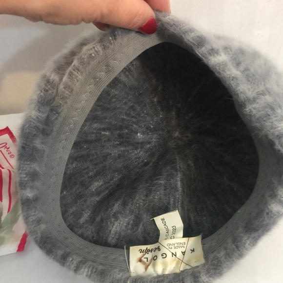 Vintage Kangol Fluffy Angora Hat Made in England - Picture 10 of 10